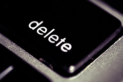 delete. Image by M i x y on Flickr CC BY 2.0