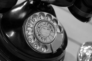 Old telephone